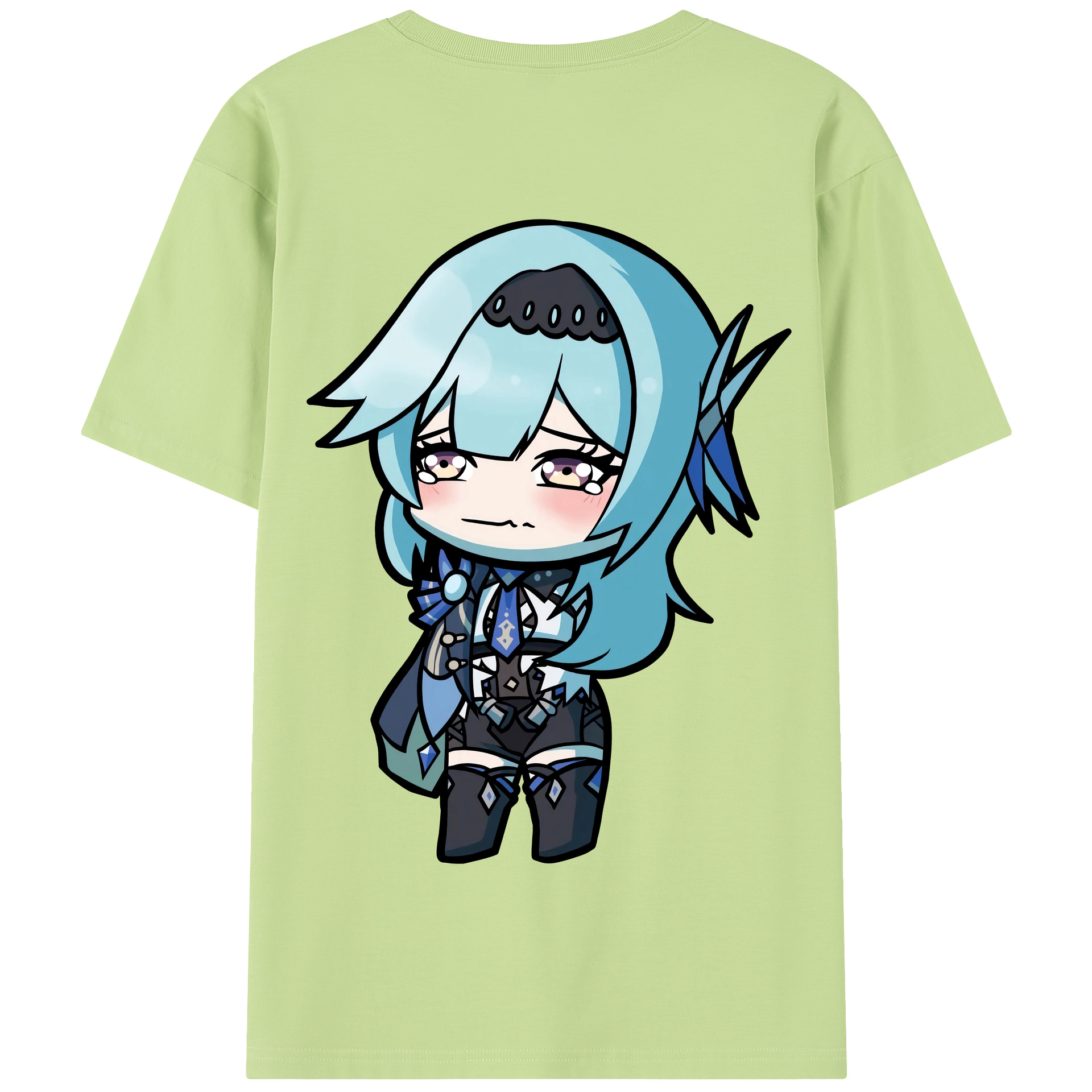 げんし神 优菈 ゆうら genshin Yūra 綿100％半袖Tシャツ（背面プリント）